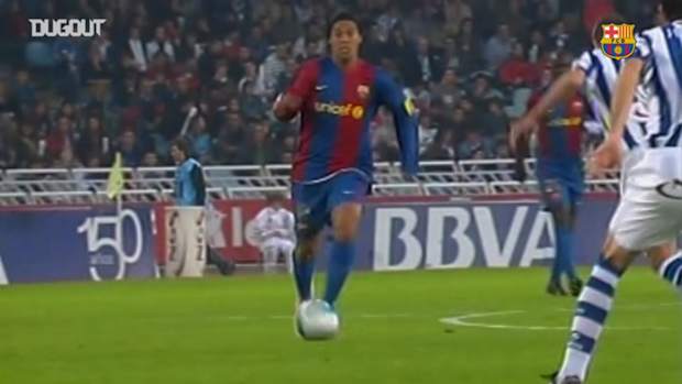 FC Barcelona's best goals against Real Sociedad at Anoeta